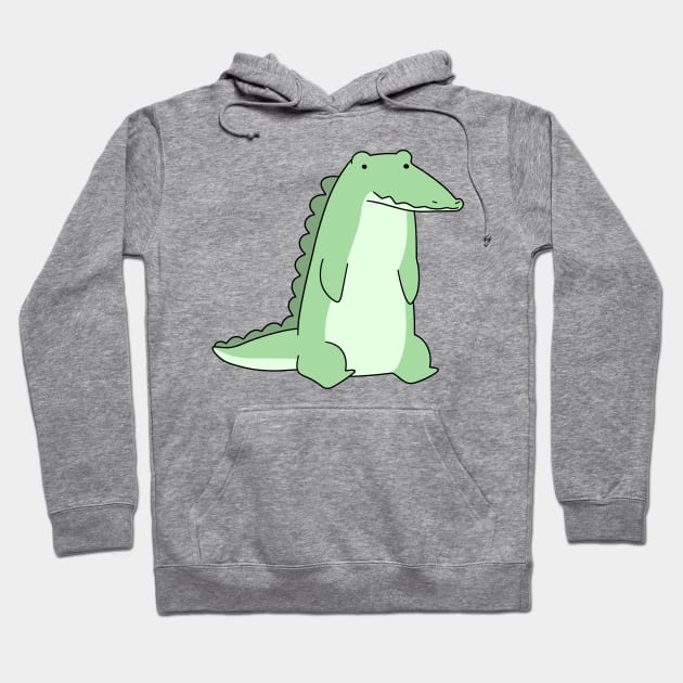 Sitting Alligator Hoodie by saradaboru